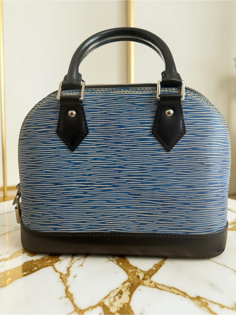 Louis Vuitton Alma BB Epi denim - Picture 5 of 8